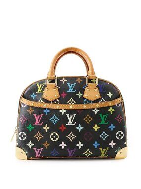 Louis Vuitton Handbag Monogram Multicolor Tourville Black